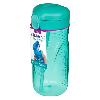 SISTEMA Tritan drikkeflaske 520 ml - teal - SISTEMA
