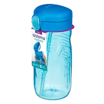 SISTEMA Tritan drikkeflaske 520 ml - blå - MADKASSER & DRIKKEDUNKE