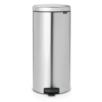 BRABANTIA Pedalspand 30 lliter - mat stål - BRABANTIA