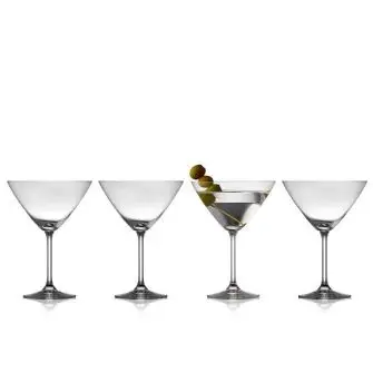 LYNGBY GLAS Juvel martiniglas 28 cl 4 stk - BORDDÆKNING