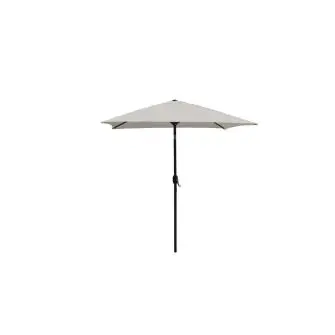 HOFFMANN Alu parasol barcelona 2x2m m/tilt - natur - PARASOLLER & OVERDÆKNING