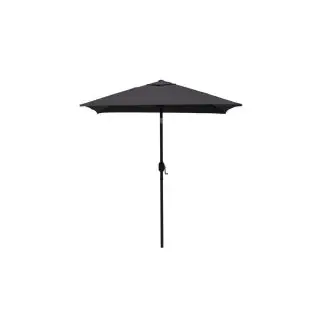 HOFFMANN Alu parasol barcelona 2x2m m/tilt - grå - PARASOLLER & OVERDÆKNING