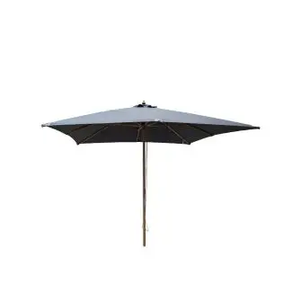 HOFFMANN Parasol nice 3 x 3 meter - grå - PARASOLLER & OVERDÆKNING