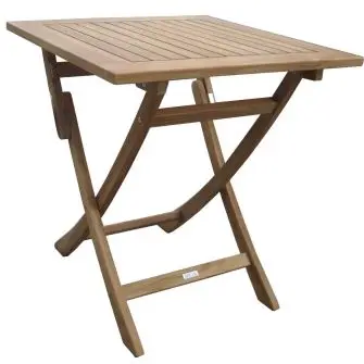 TEAK Luksus cafébord 70 x 70 cm "boston" - HAVEMØBLER I TEAK