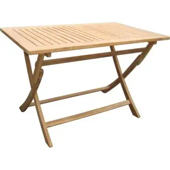 TEAK Luksus altanbord 70 x 120 cm "boston" - HAVEMØBLER I TEAK