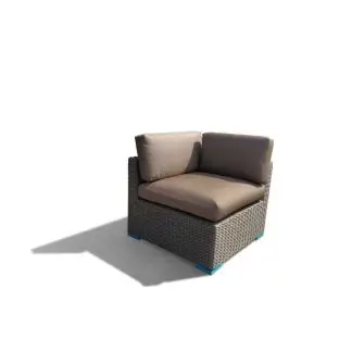 Vita lux hjørnemodul til sofasæt - brun - LOUNGE & SOFASÆT