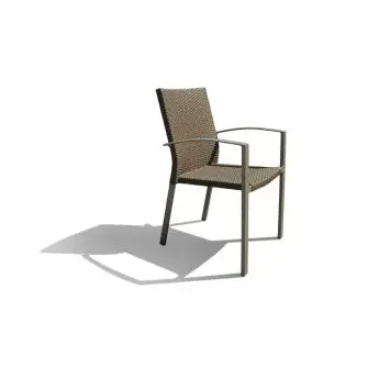 Nevada havestol – rough champagne polyrattan - HAVESTOLE