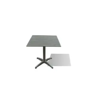 DACORE Tisvilde cafebord 70 x 70 cm sort/antracitgrå - BORDE
