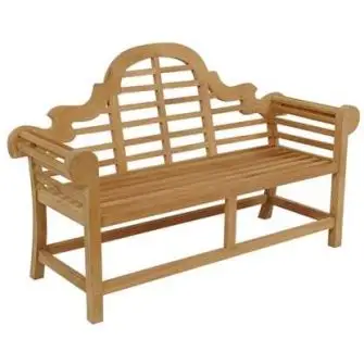 TEAK Havebænk marlboro - 3 pers/150 cm - 3-PERSONS