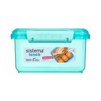 SISTEMA Madkasse lunch plus 1,2 liter - teal - MADKASSER & DRIKKEDUNKE