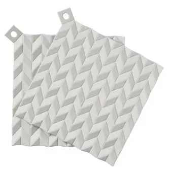 STELTON RIG-TIG Grydelapper 2 stk - hold on - light grey - KØKKENTEKSTILER