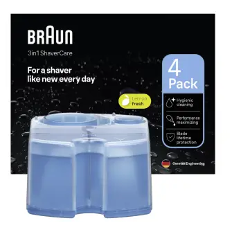 BRAUN Rensevæske lemon fresh - 4 pk - BRAUN