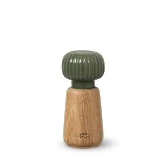 KÄHLER Hammershøi kværn H14,5 cm - mørk grøn - KVÆRNE