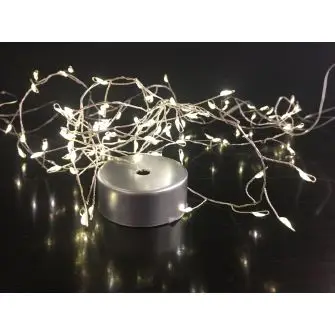 CONZEPT Micro LED klyngelyswire 50 m/remote funktion - DEKORATIONSKÆDER