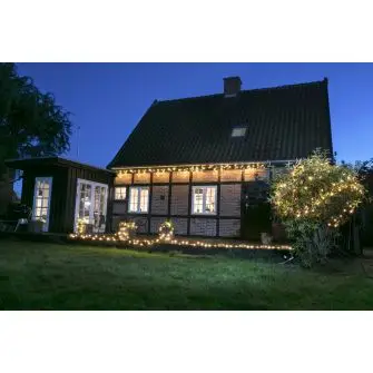 CONZEPT Pro connect deluxe lyskæde multicolor 50 led ekstra - UDENDØRSKÆDER