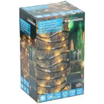 GRUNDIG Solar lysslange 100 led 10 m - LYSKÆDER