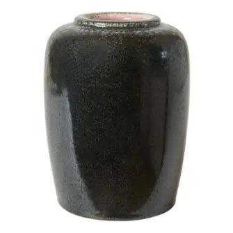 DACORE Vase Ø 15 cm - rosa/sort - DACORE