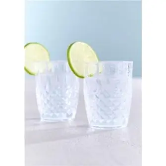 DAY Vandglas 25 cl 2 stk klar plast - DAY