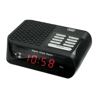 Clockradio m/led display - sort - RADIO / TILBEHØR