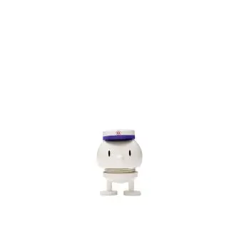 HOPTIMIST Student bumble 7,5 cm - hvid - HOPTIMIST