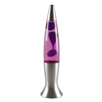 CONZEPT Lavalampe pink/lilla - BORDLAMPER