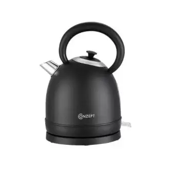 CONZEPT Elkedel dome 1,7 liter - sort - ELKEDLER