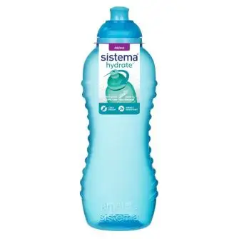 SISTEMA Drikkedunk 460 ml twist 'n' sip - blå - MADKASSER & DRIKKEDUNKE