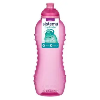 SISTEMA Drikkedunk 460 ml twist 'n' sip - pink - MADKASSER & DRIKKEDUNKE