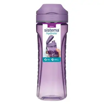 SISTEMA Tritan swift bottle 600 ml - misty purple - TERMOFLASKER & TO GO KRUS