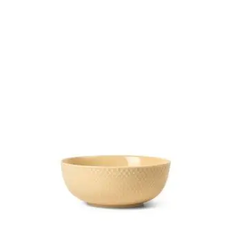 LYNGBY Rhombe color skål Ø15,5 cm - sand - LYNGBY PORCELÆNSFABRIK