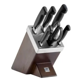 ZWILLING Knivblok m/7 dele - brun - KNIVOPBEVARING & SLIBERE