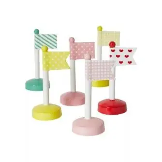 DACORE Flag 18 cm ass farver - DACORE