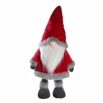 DET GAMLE APOTEK Nisse 64 cm - rød/grå - DET GAMLE APOTEK