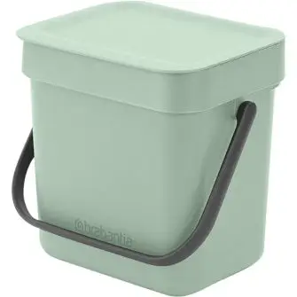 BRABANTIA Affaldsspand m/ låg 3 liter - jade grøn - AFFALDSSPANDE