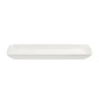 BITZ Serveringsfad rektangulært 38 x 14 cm  - mat creme - TALLERKNER