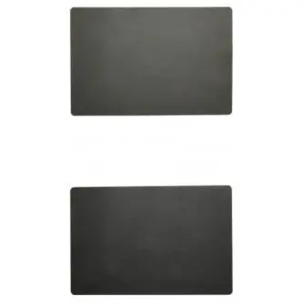 DACORE Dækkeserviet vendbar 30x45 cm - mørkegrå/sort - DUGE & DÆKKESERVIETTER