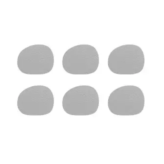 RAW Buffalo glasbrikker 6 stk. - light grey - RAW