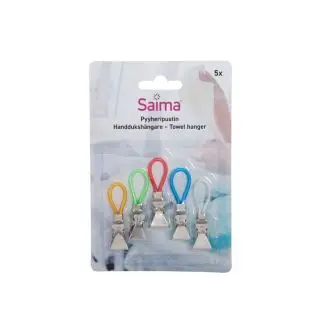 SAIMA Håndklædeklips 5 stk. - KØKKENTEKSTILER