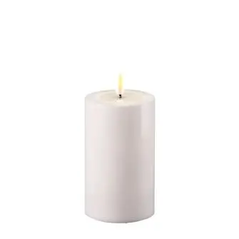 CONZEPT Bloklys m/3D flamme genopladelige - H 12,5 cm - LYS & LYSKÆDER