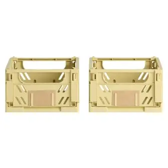 DAY Opbevaringskasse foldbar 17x12,5 cm yellow sand - 2 stk. - DAY