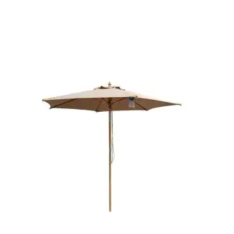 HOFFMANN Parasol geneve Ø 2,5 m m/tilt - cappuccino - PARASOLLER & OVERDÆKNING