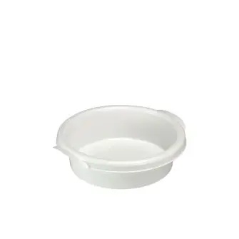 PLAST1 Balje 2,5 liter rund - hvid - PLAST1