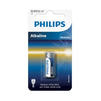 PHILIPS Batterie 8LR932 12 volt - 1 stk - PHILIPS