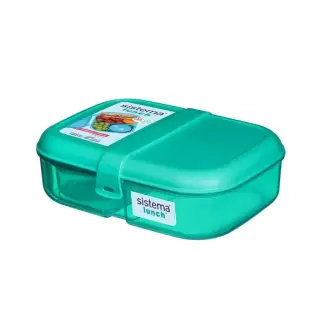 SISTEMA Madkasse ribbon lunch 1,1 liter - teal - SISTEMA