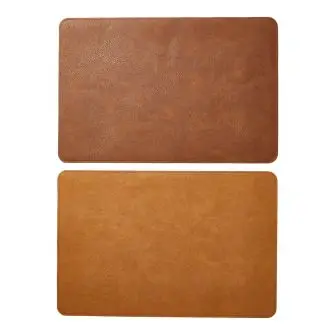 DACORE Dækkeserviet vendbar 30x45 cm - cognac/natur - DACORE