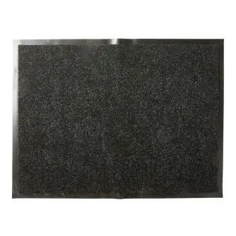 DACORE Dørmåtte skridsikker sort - 80x120 cm - DØRMÅTTER