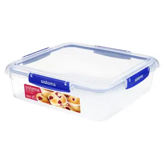 SISTEMA Sqaure klip it plus - 3,5 liter - ØVRIG MADOPBEVARING