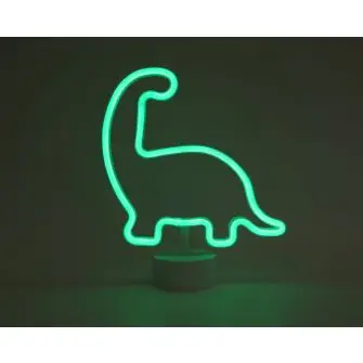 CONZEPT Neonskilt - dinosaur - BØRNELAMPER