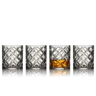LYNGBY Sevilla whisky glas 30 cl - 4 stk - GAVER TIL HAM