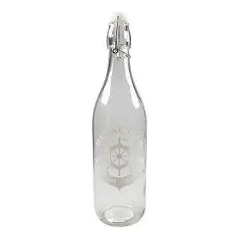 DET GAMLE APOTEK Glasflaske 1 liter - marine - DET GAMLE APOTEK
